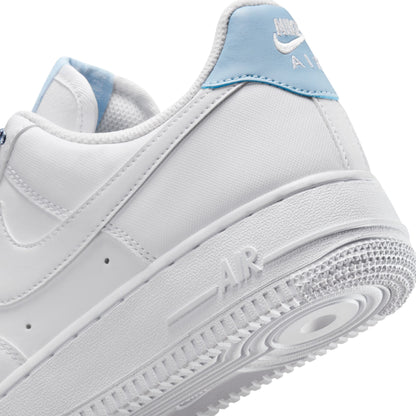 Nike Womens Air Force 1 '07 White/Light Armory Blue Denim Exchange
