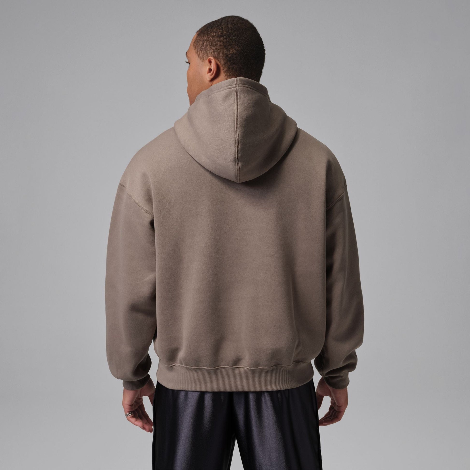 Air Jordan Mens Brooklyn Fleece Pullover Hoodie - Olive Grey Denim Exchange