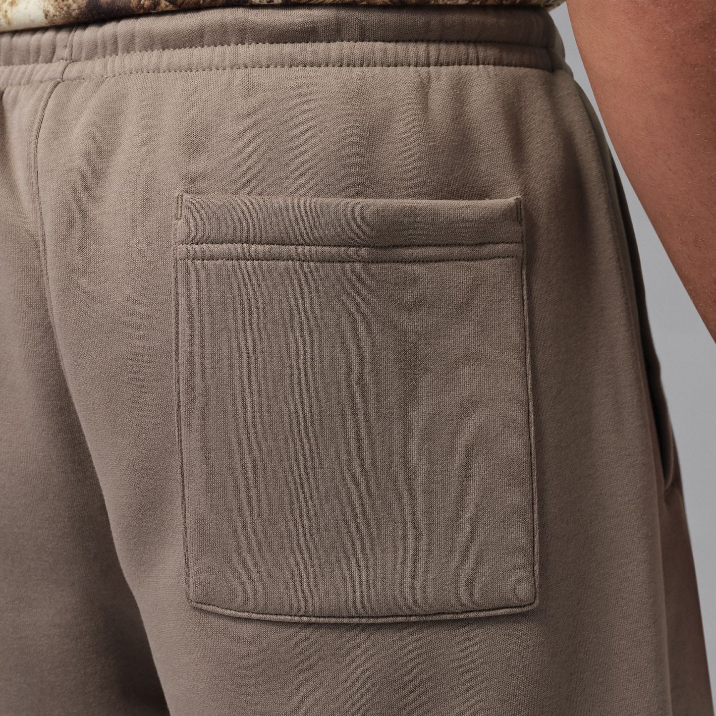 Air Jordan Mens Oversized Open Hem Sweatpants - Olive Grey Denim Exchange