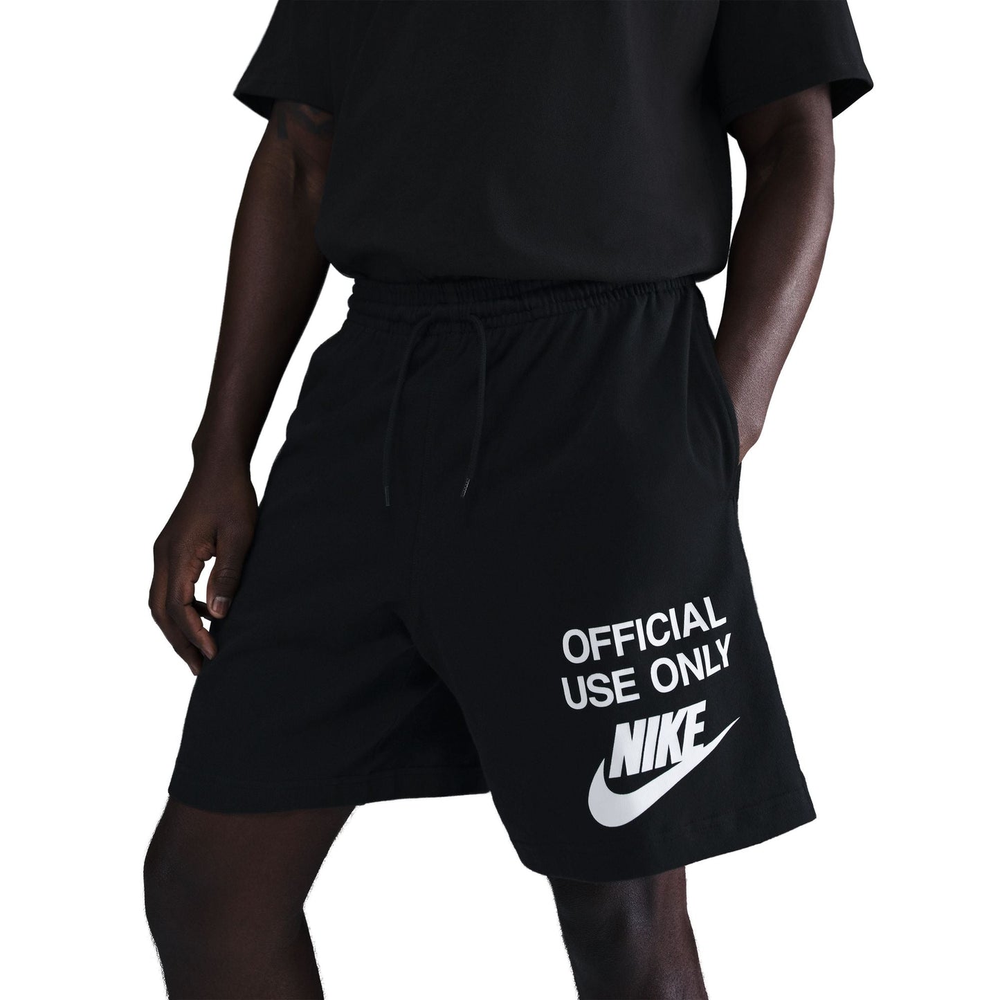 Nike Mens Club Knit Shorts - Black/White Denim Exchange