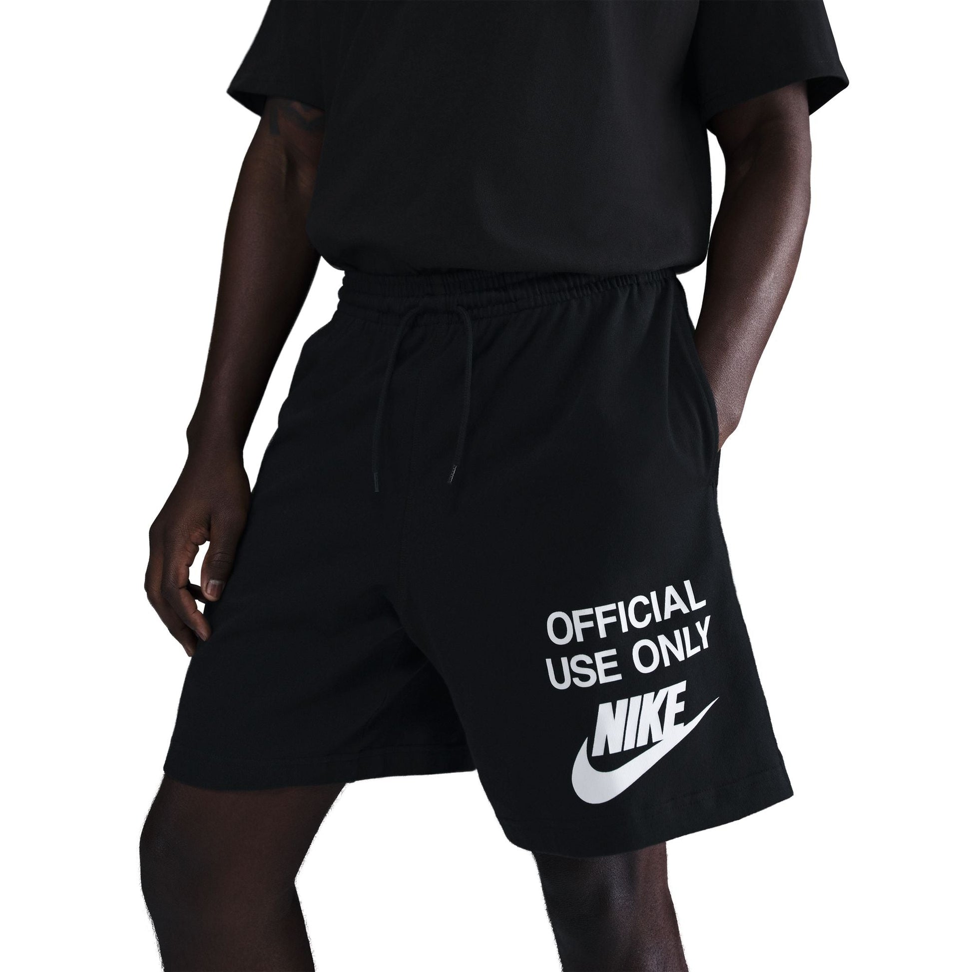Nike Mens Club Knit Shorts - Black/White Denim Exchange