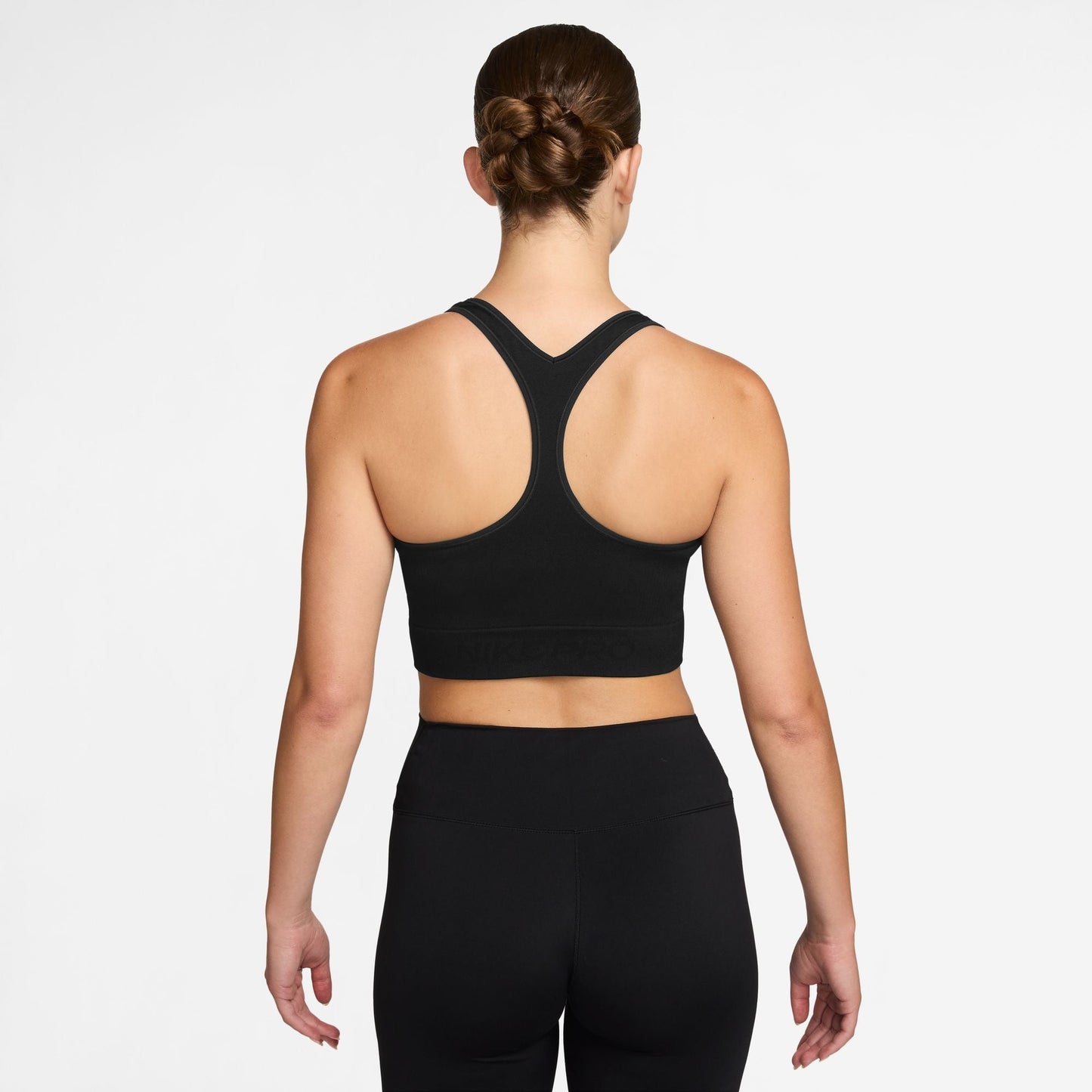 Nike Womens Pro Seamless Cropped Tank Top - Black Denim Exchange