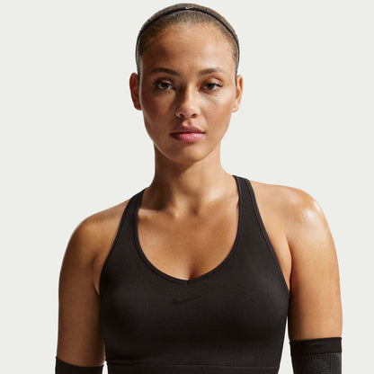 Nike Womens Pro Seamless Cropped Tank Top - Black Denim Exchange