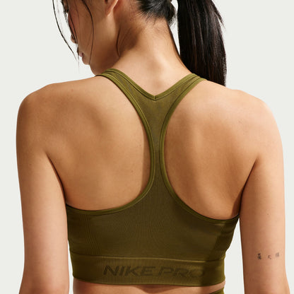 Nike Womens Pro Seamless Cropped Tank Top - Olive Denim Exchange