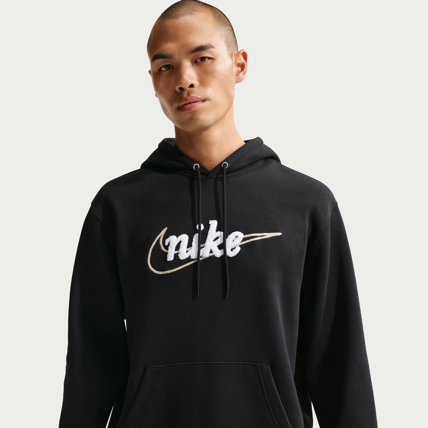 Nike Mens Fleece Hoodie - Black Denim Exchange