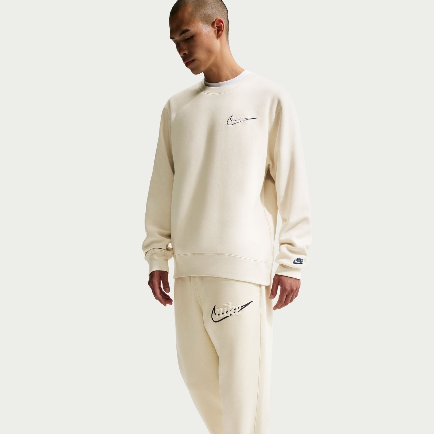 Nike Mens Fleece Joggers - Light Khaki Denim Exchange