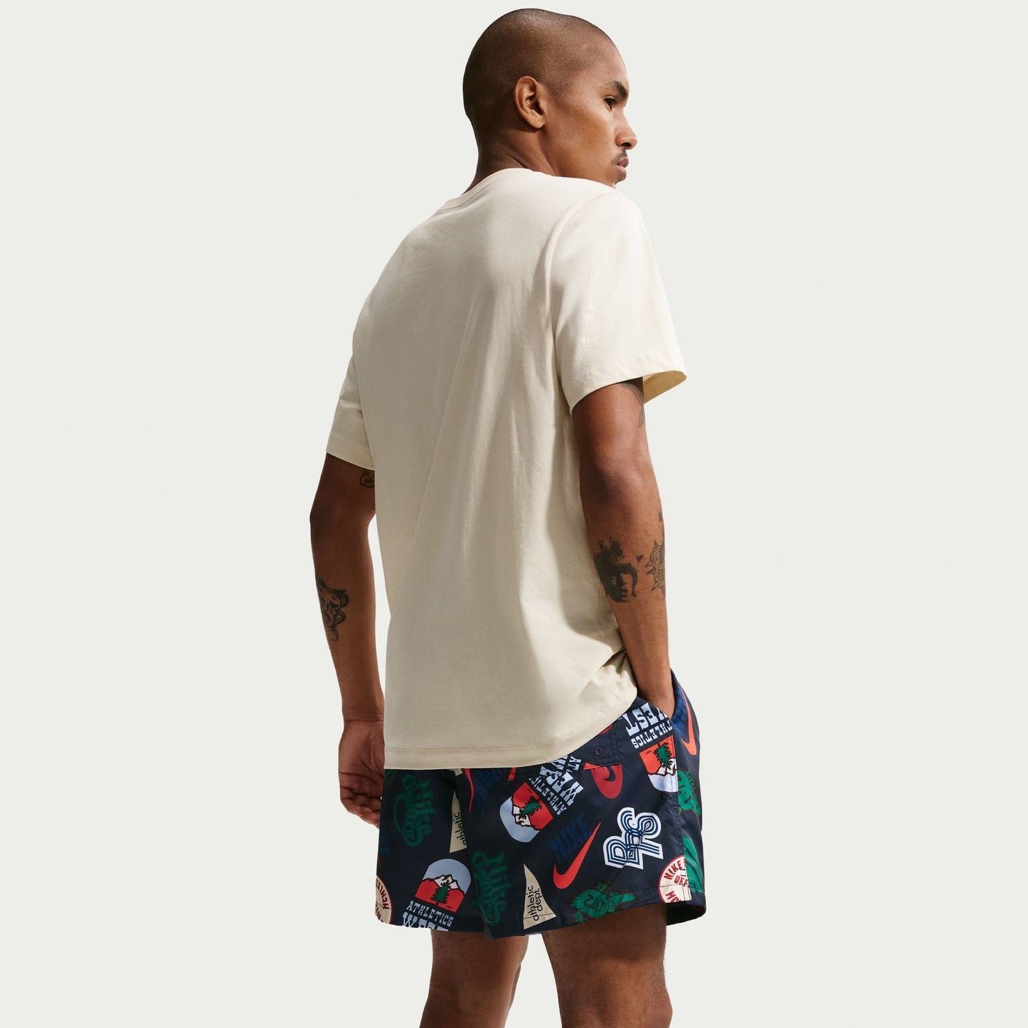 Nike Mens Sportswear Club Woven Shorts - Obsidian/Khaki Denim Exchange