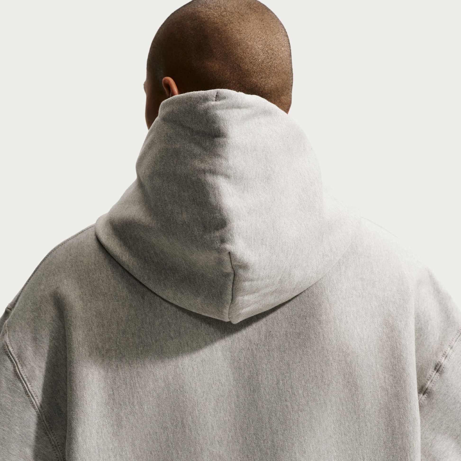 Nike Mens Solo Swoosh Hoodie - Grey/White Denim Exchange