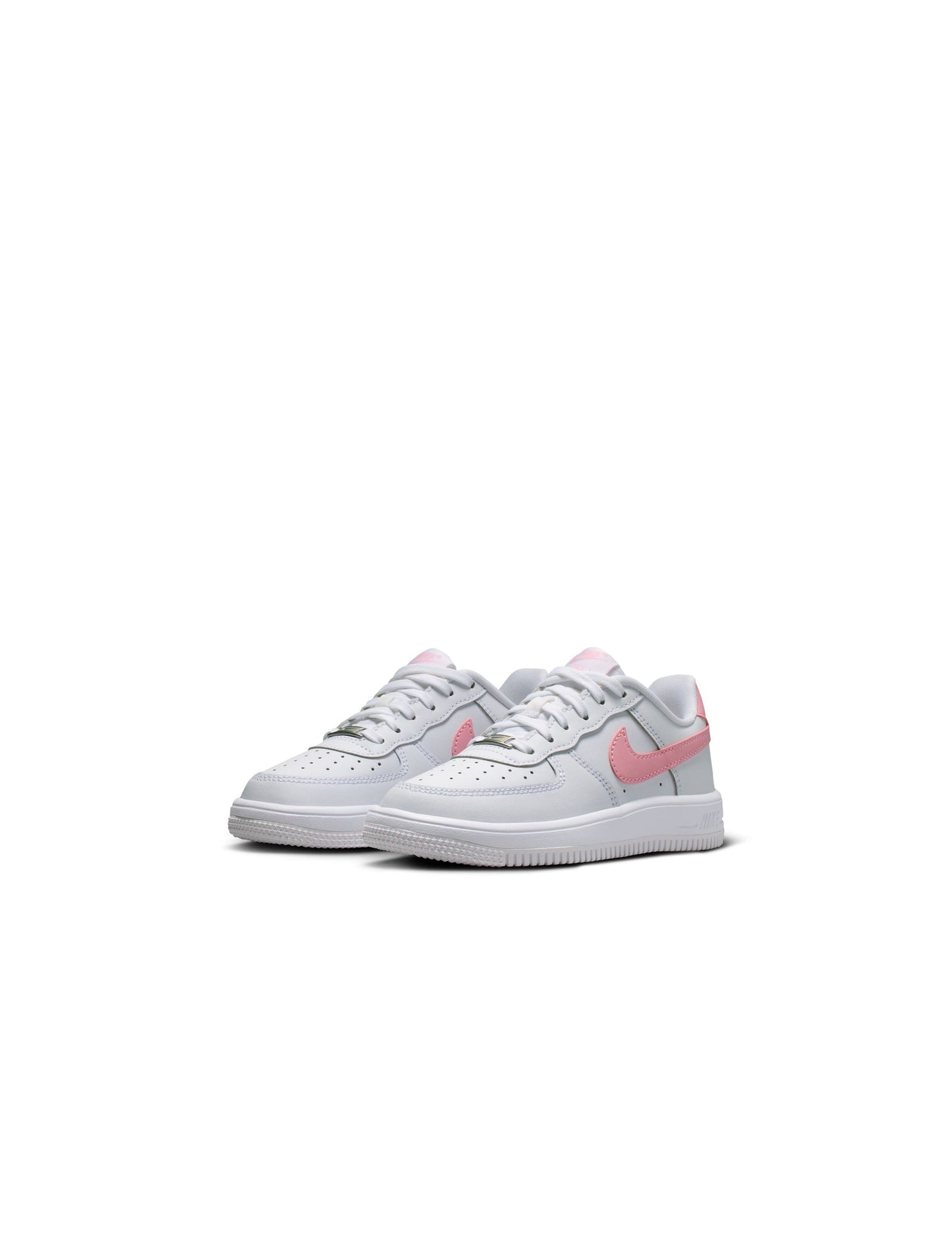 Nike (PS) Force 1 Low - White/Soft Pink Denim Exchange