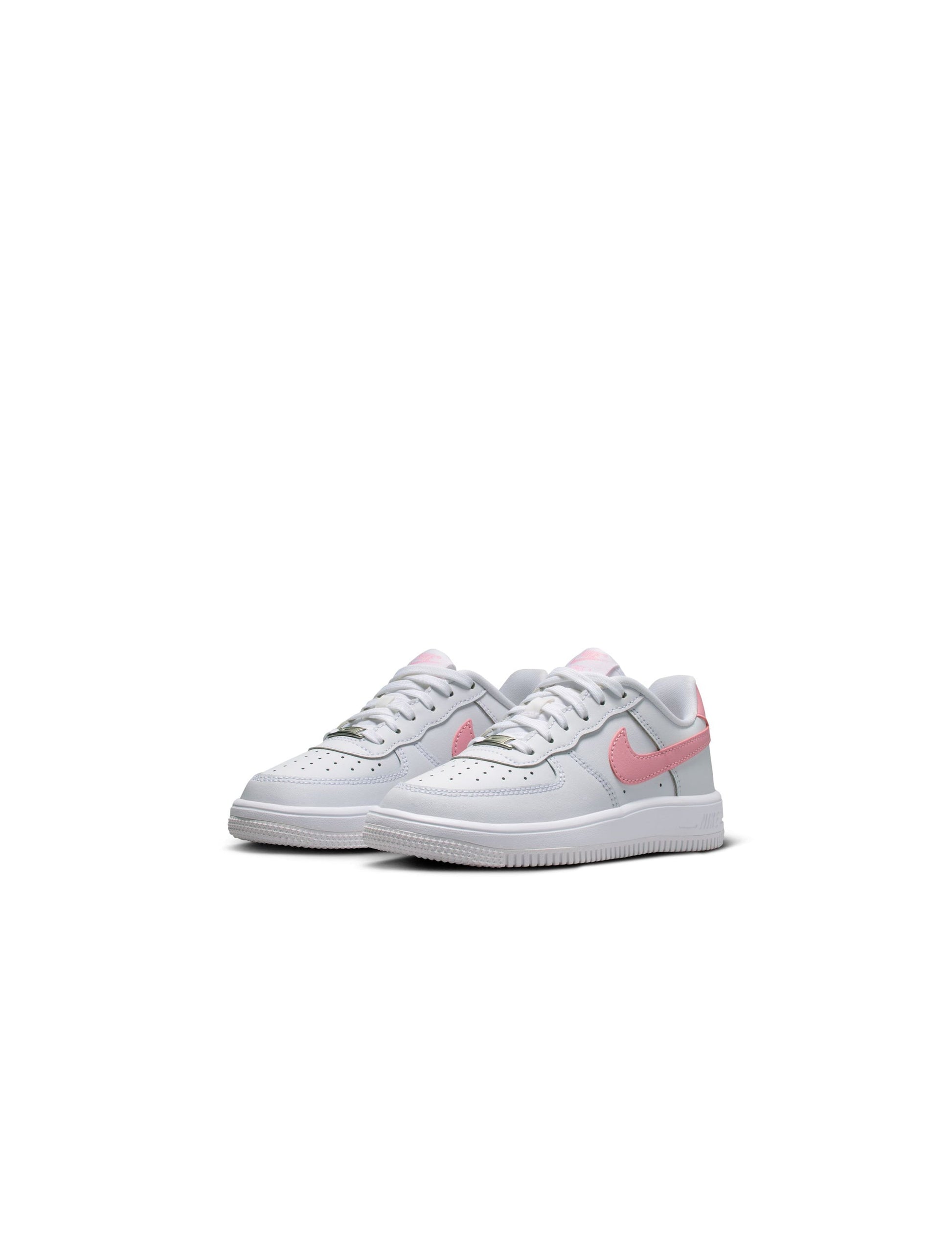 Nike (PS) Force 1 Low - White/Soft Pink Denim Exchange