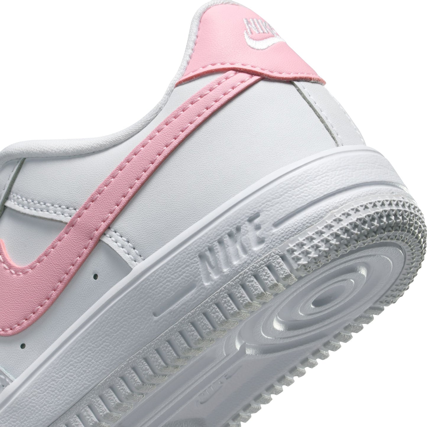 Nike (PS) Force 1 Low - White/Soft Pink Denim Exchange