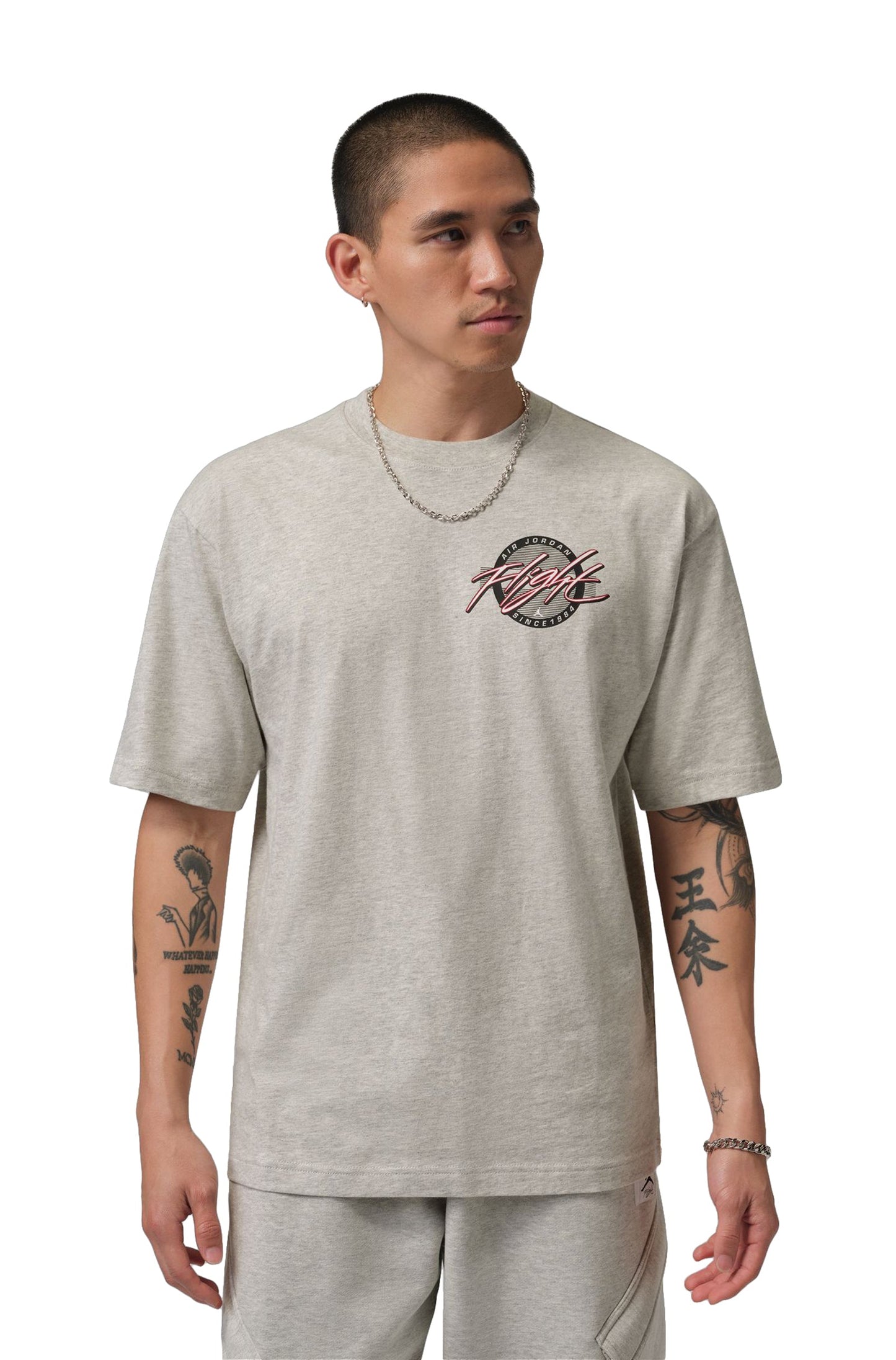 Air Jordan Mens Flight Tee - Grey Heather Denim Exchange