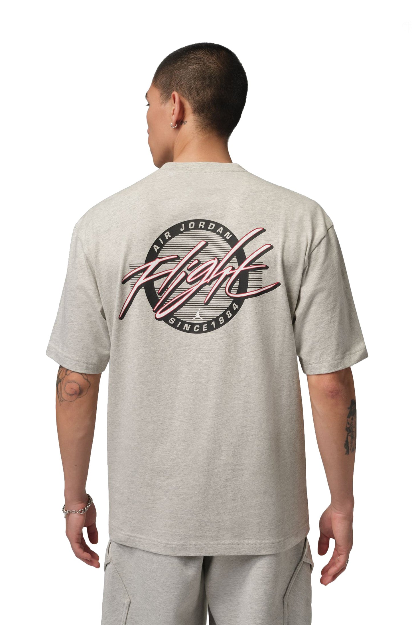 Air Jordan Mens Flight Tee - Grey Heather Denim Exchange