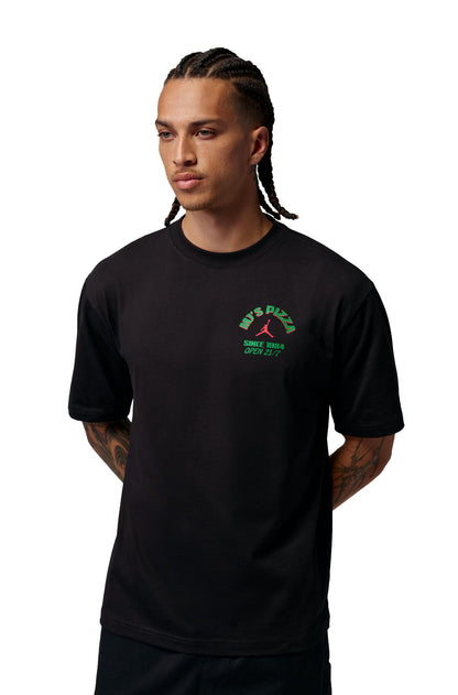 Air Jordan Mens Pizza Graphic Tee - Black Denim Exchange