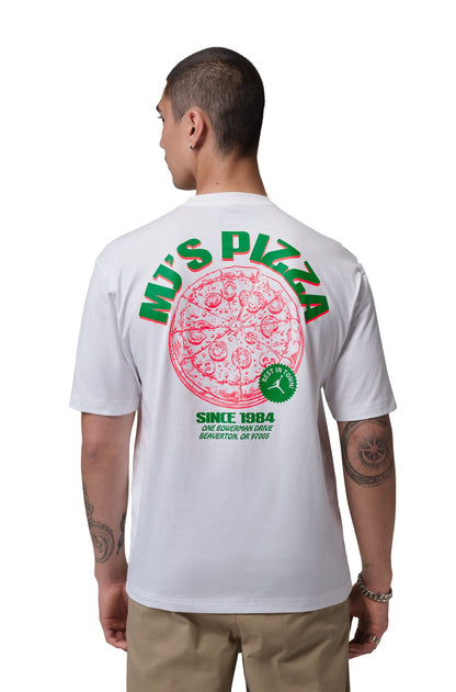 Air Jordan Mens Pizza Tee - White Denim Exchange