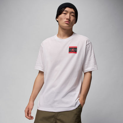 Air Jordan Mens Brand Tee - White Denim Exchange