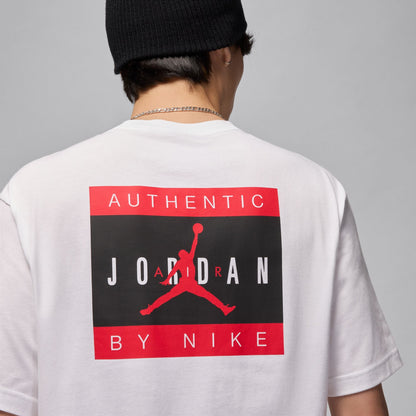 Air Jordan Mens Brand Tee - White Denim Exchange