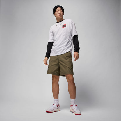 Air Jordan Mens Brand Tee - White Denim Exchange