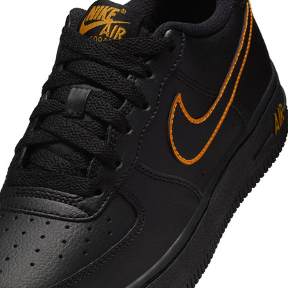 Nike Big Kids Air Force 1 - Black/Sundial Denim Exchange