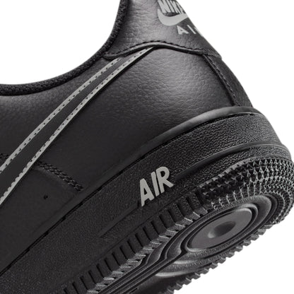 Nike Big Kids Air Force 1 - Black/Light Smoke Grey Denim Exchange