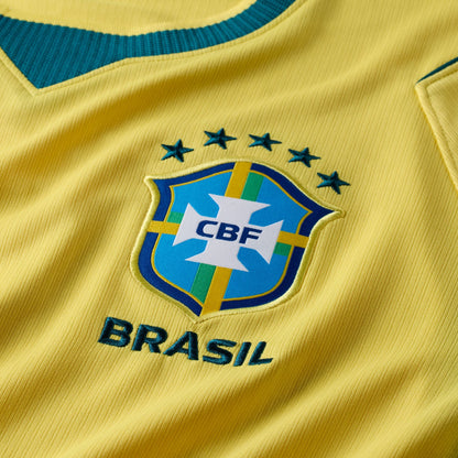 Nike Mens Brazil 2026 Home Jersey - Yellow Denim Exchange