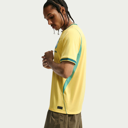 Nike Mens Brazil 2026 Home Jersey - Yellow Denim Exchange