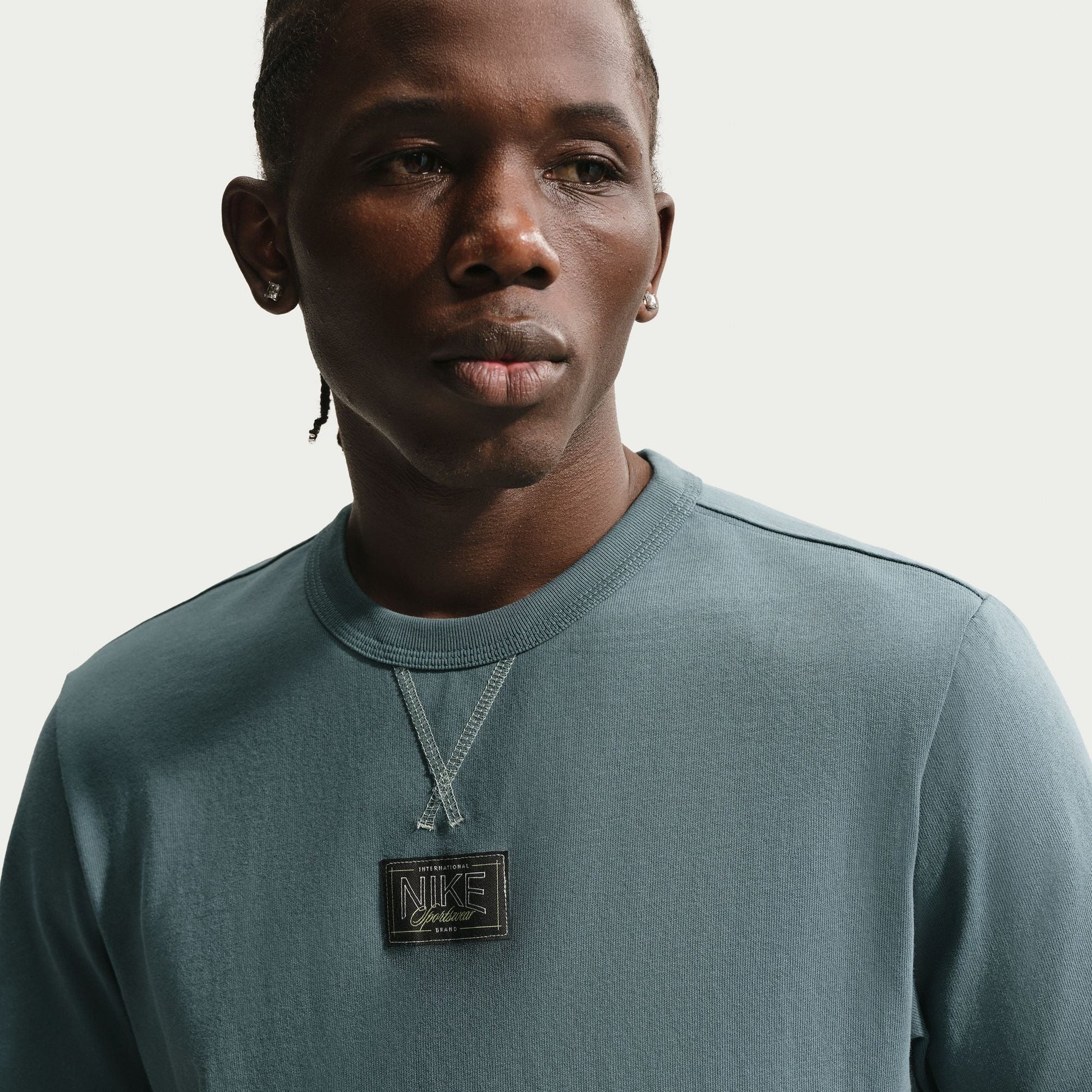 Nike Mens Sportswear Premium Essentials Tee - Mineral State Denim Exchange
