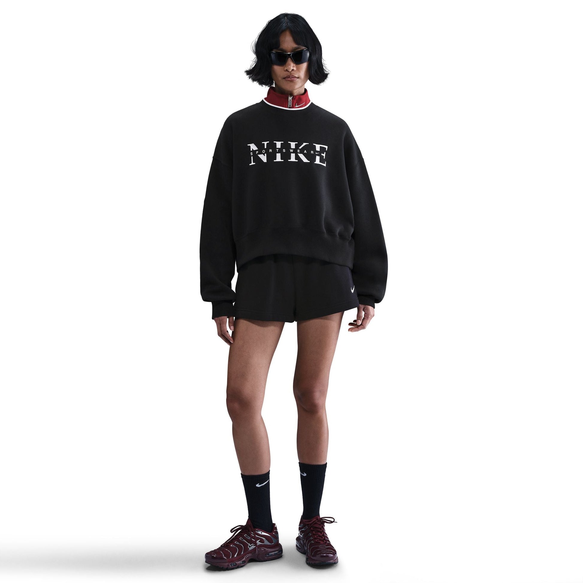 Nike Womens Sportswear Phoenix Fleece - Black Denim Exchange