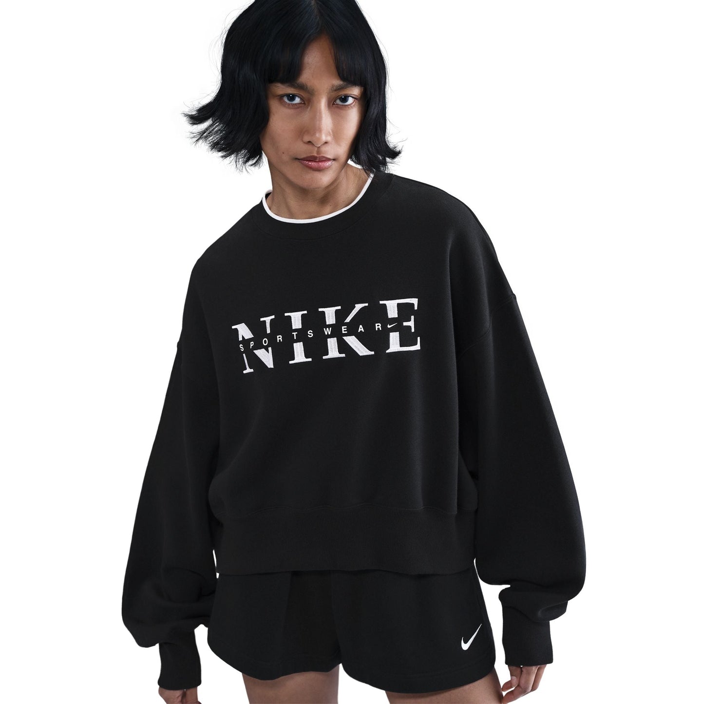 Nike Womens Sportswear Phoenix Fleece - Black Denim Exchange