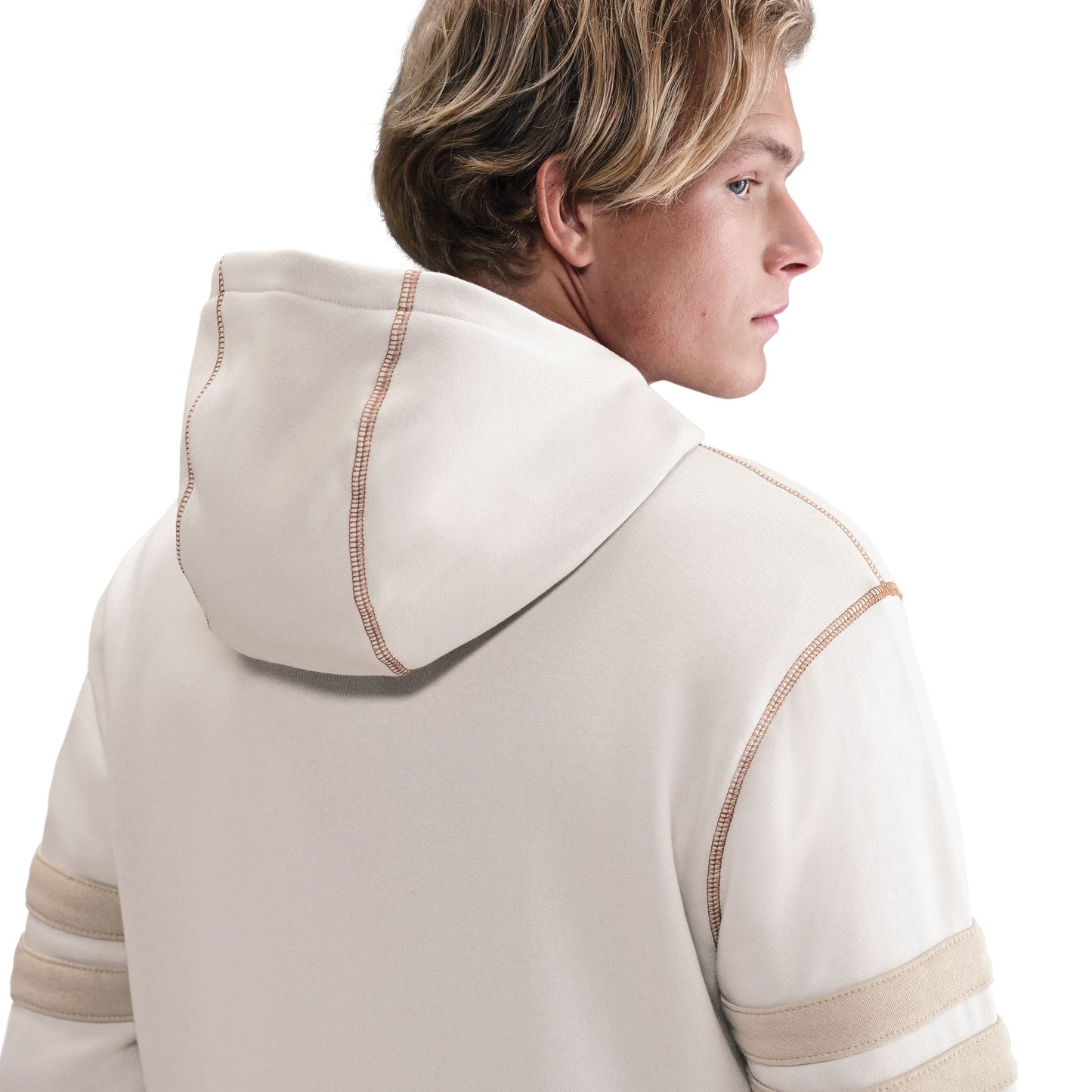 Nike Mens Nike Club Next Up Hoodie - Light Bone Denim Exchange