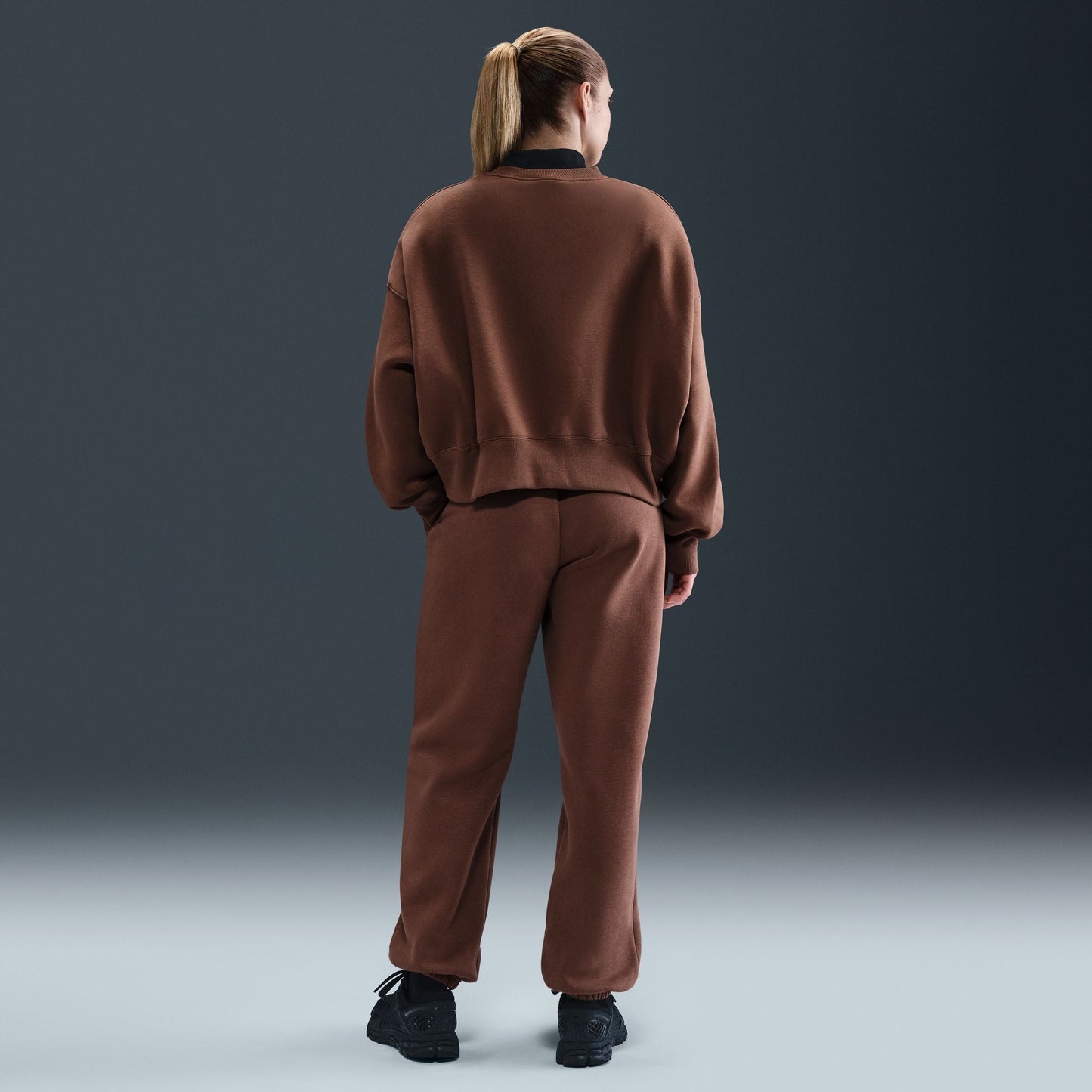Nike Womens Sportswear Phoenix Fleece - Fauna Brown/Pale Ivory Denim Exchange