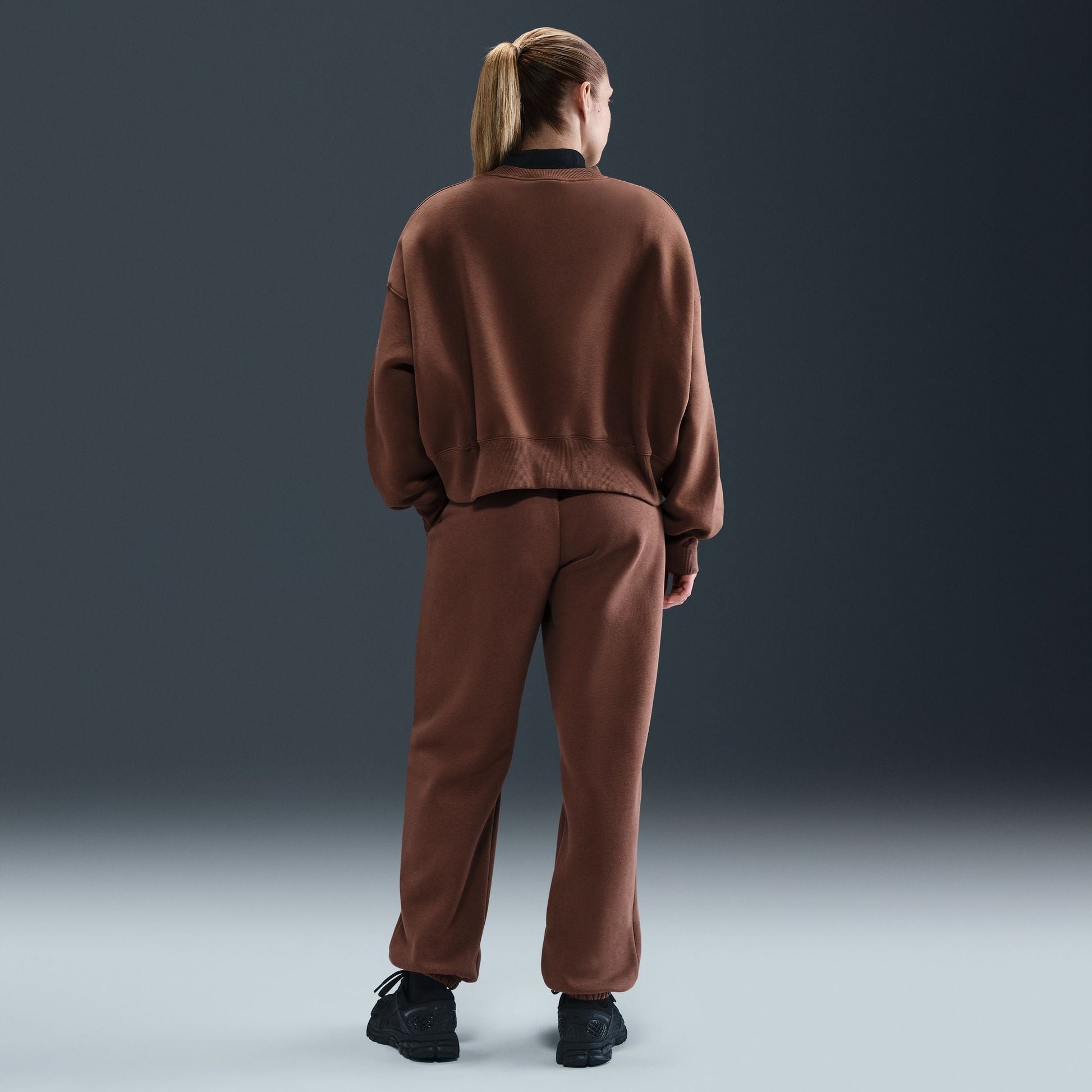 Nike Womens Sportswear Phoenix Fleece - Fauna Brown/Pale Ivory Denim Exchange