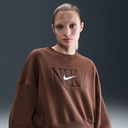 Nike Womens Sportswear Phoenix Fleece - Fauna Brown/Pale Ivory Denim Exchange