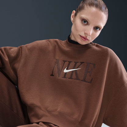 Nike Womens Sportswear Phoenix Fleece - Fauna Brown/Pale Ivory Denim Exchange