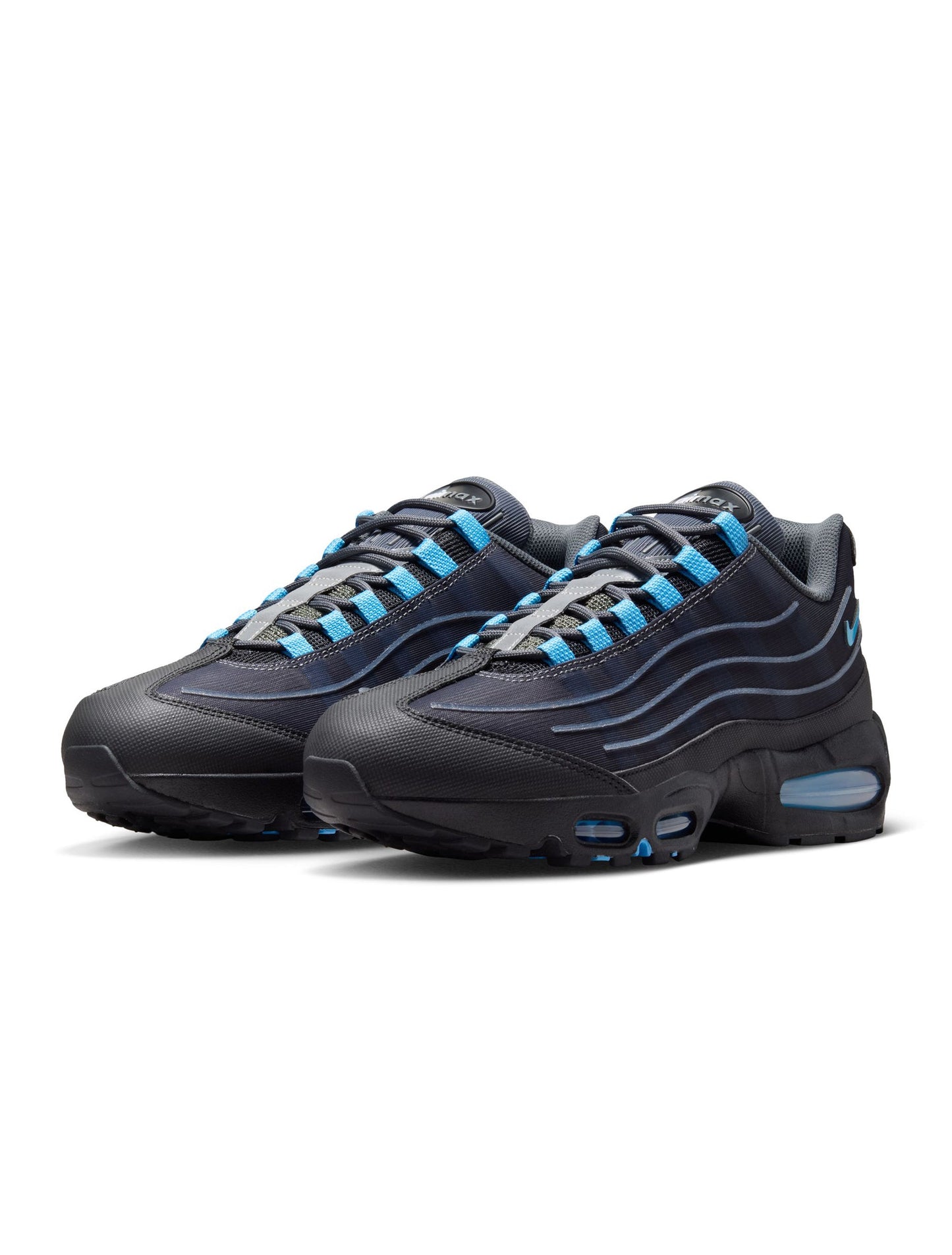 Nike Mens Air Max 95 Tech - Black/University Blue Denim Exchange