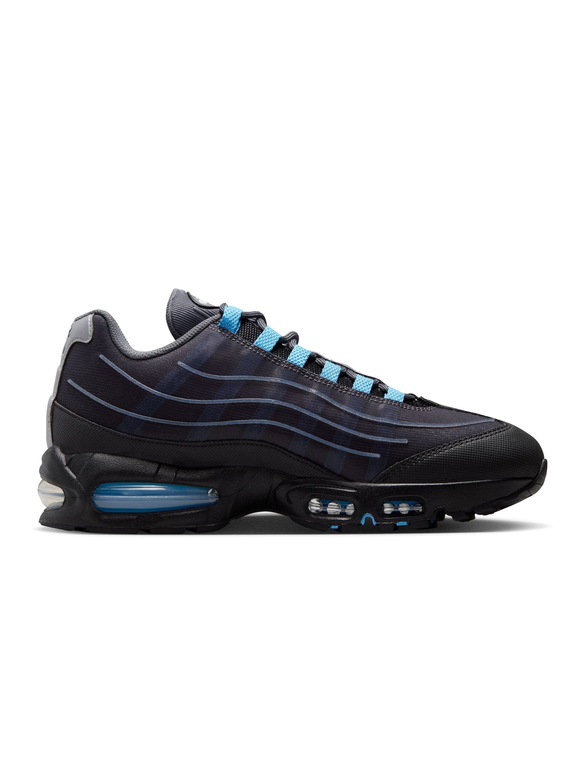 Nike Mens Air Max 95 Tech - Black/University Blue Denim Exchange