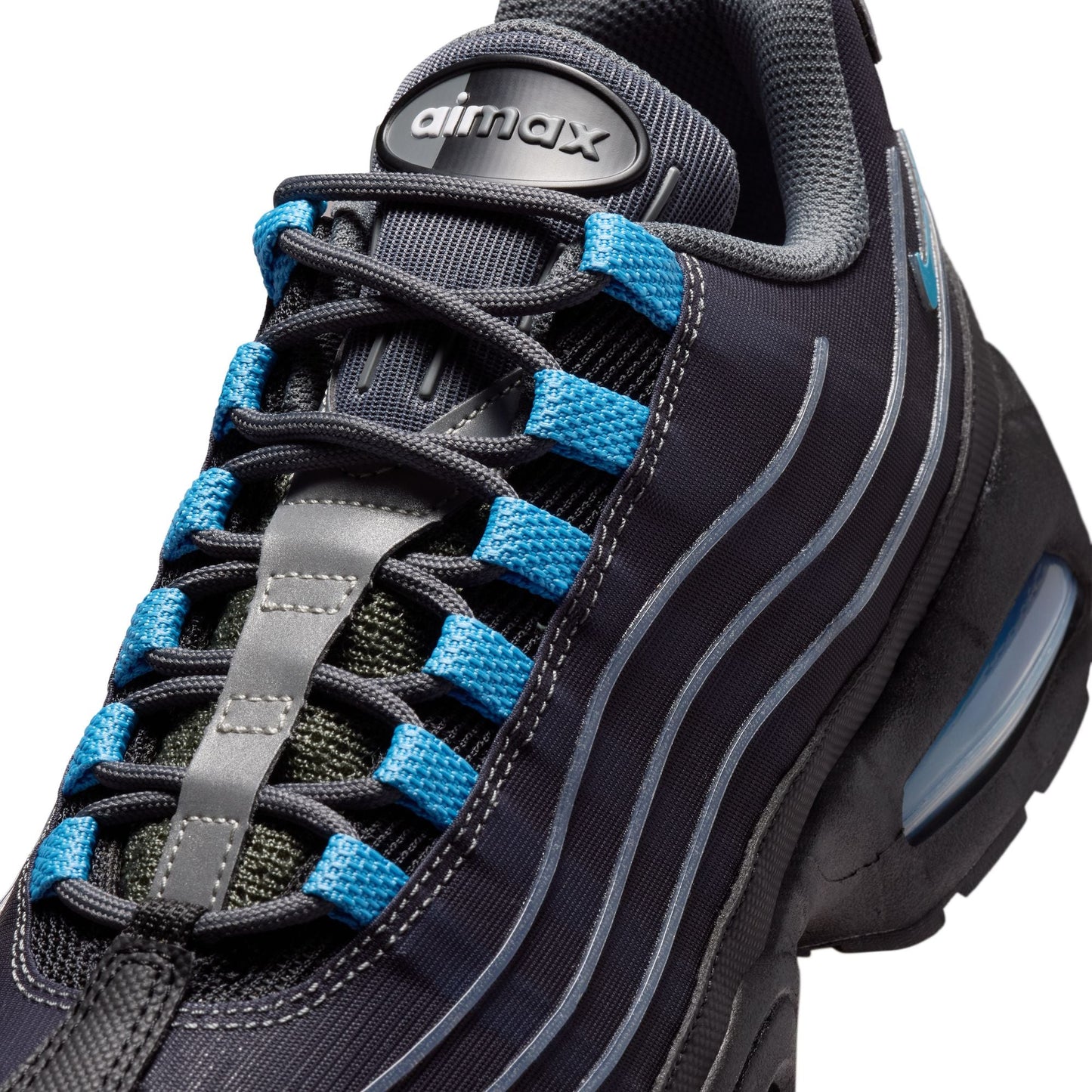 Nike Mens Air Max 95 Tech - Black/University Blue Denim Exchange