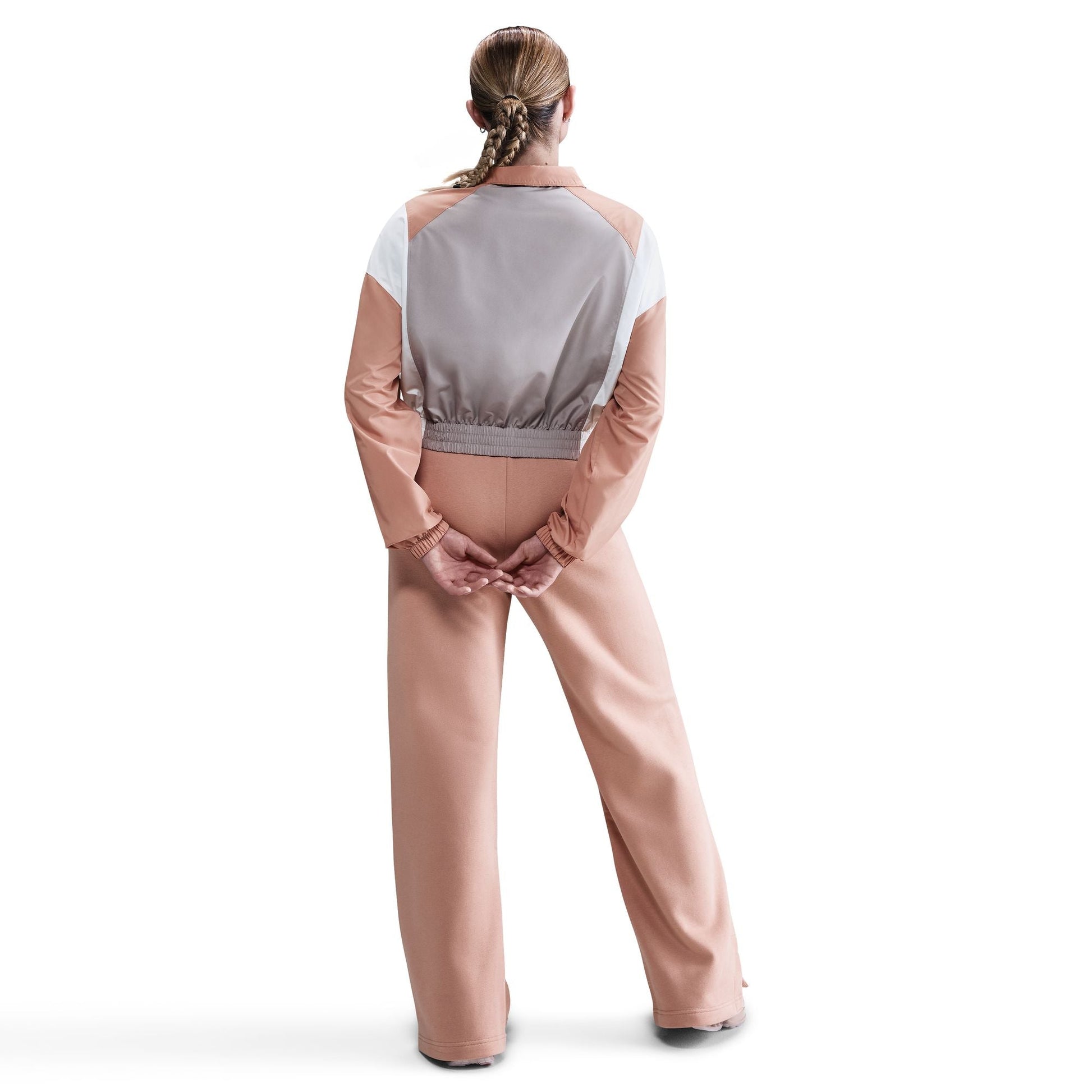 Nike Womens Sportswear Lightweight Zip Jacket - Rose Gold Denim Exchange
