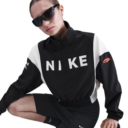 Nike Womens Sportswear Lightweight Zip Jacket - Black Denim Exchange