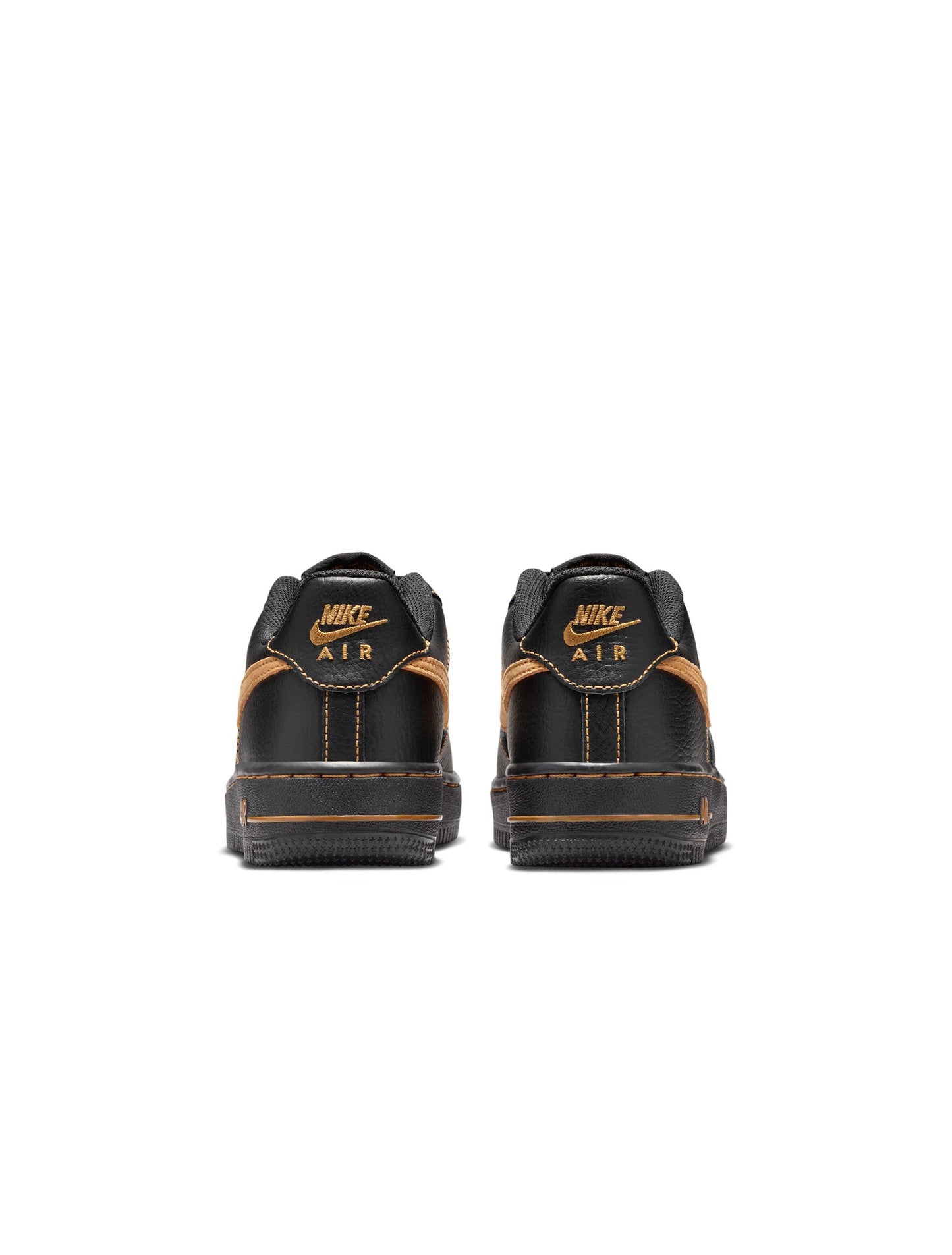 Nike Big Kids Air Force 1 Lv8 - Black/Desert Ochre Denim Exchange