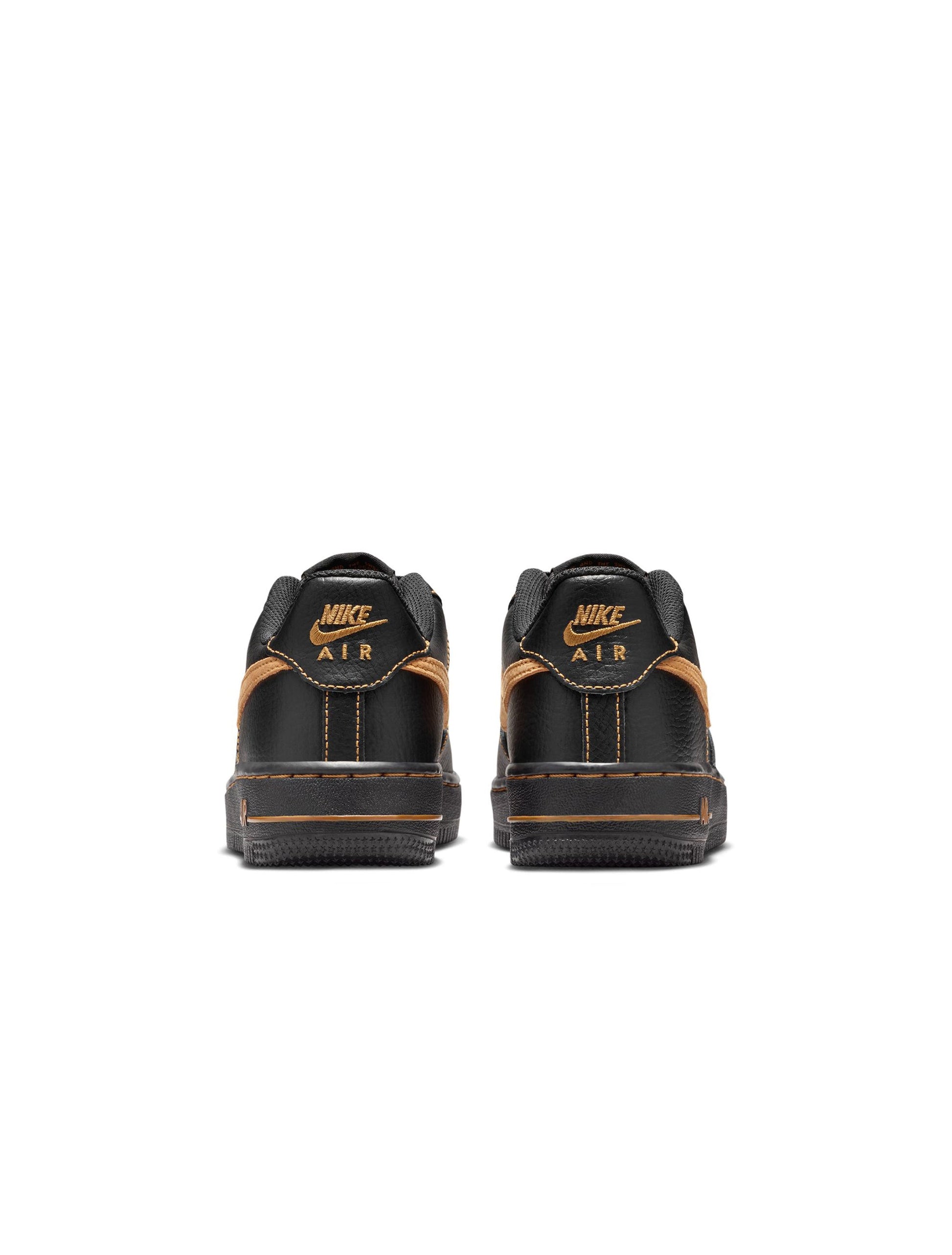 Nike Big Kids Air Force 1 Lv8 - Black/Desert Ochre Denim Exchange