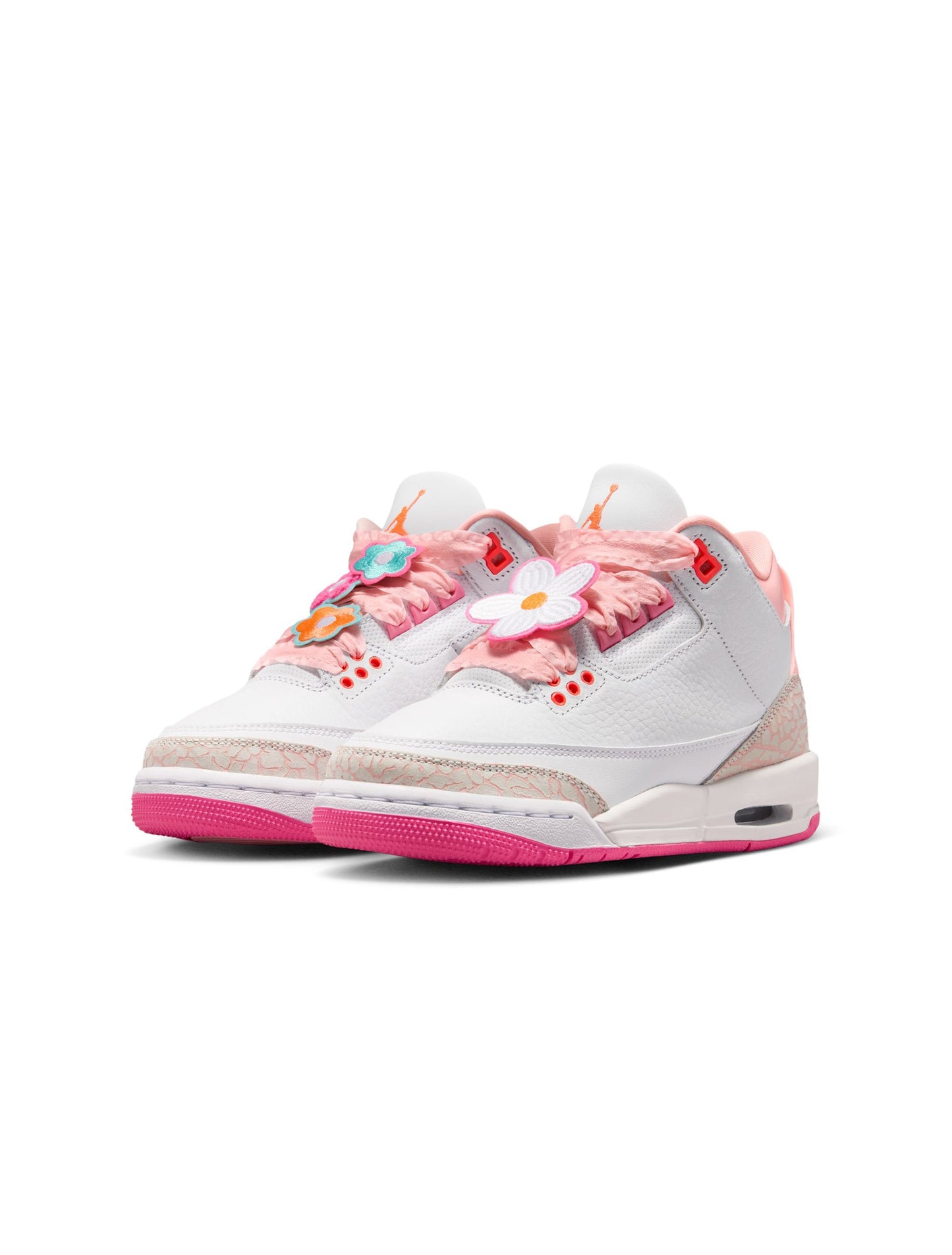Air Jordan Big Kids 3 Retro - Spring Flowers Denim Exchange