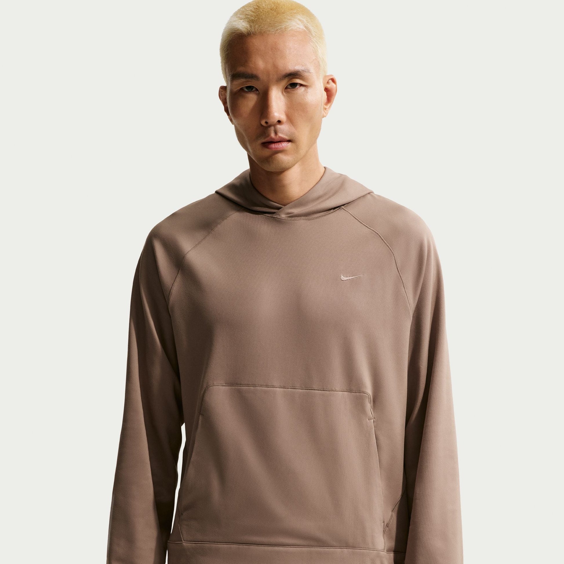 Nike Mens Primary NanoKnit Pullover Hoodie - Mink Brown Denim Exchange