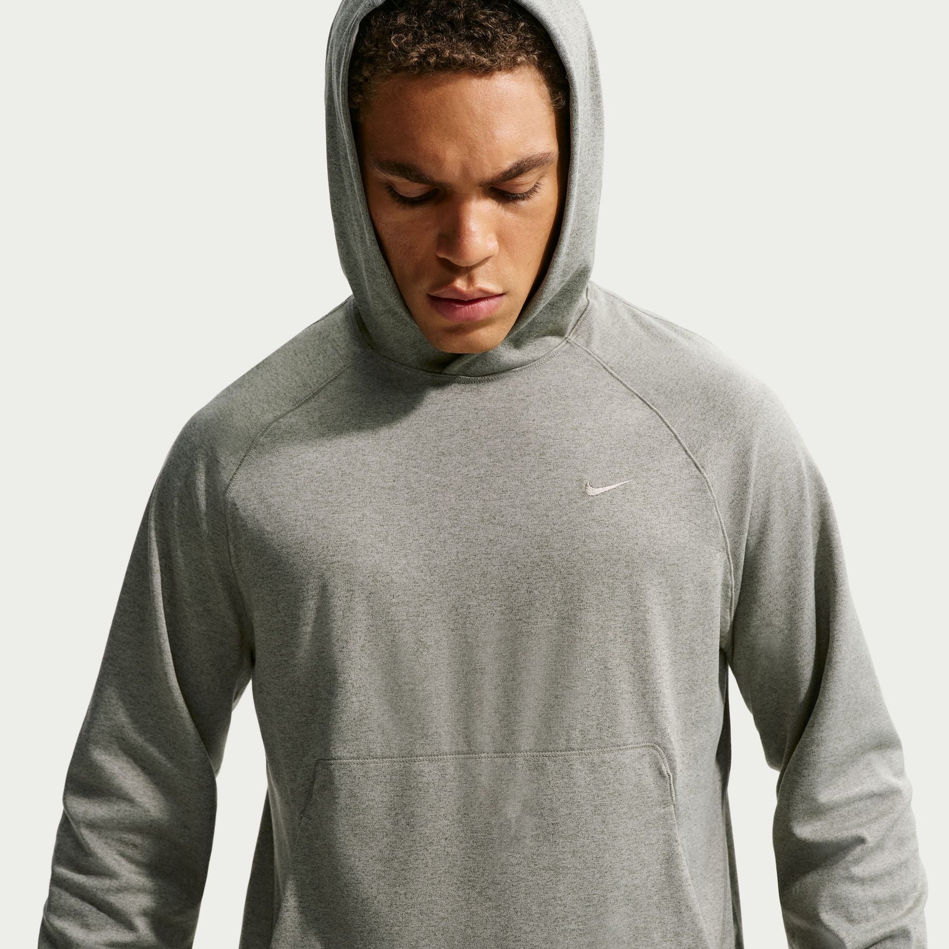 Nike Mens Primary NanoKnit Dri-Fit Pullover Hoodie - Green Denim Exchange