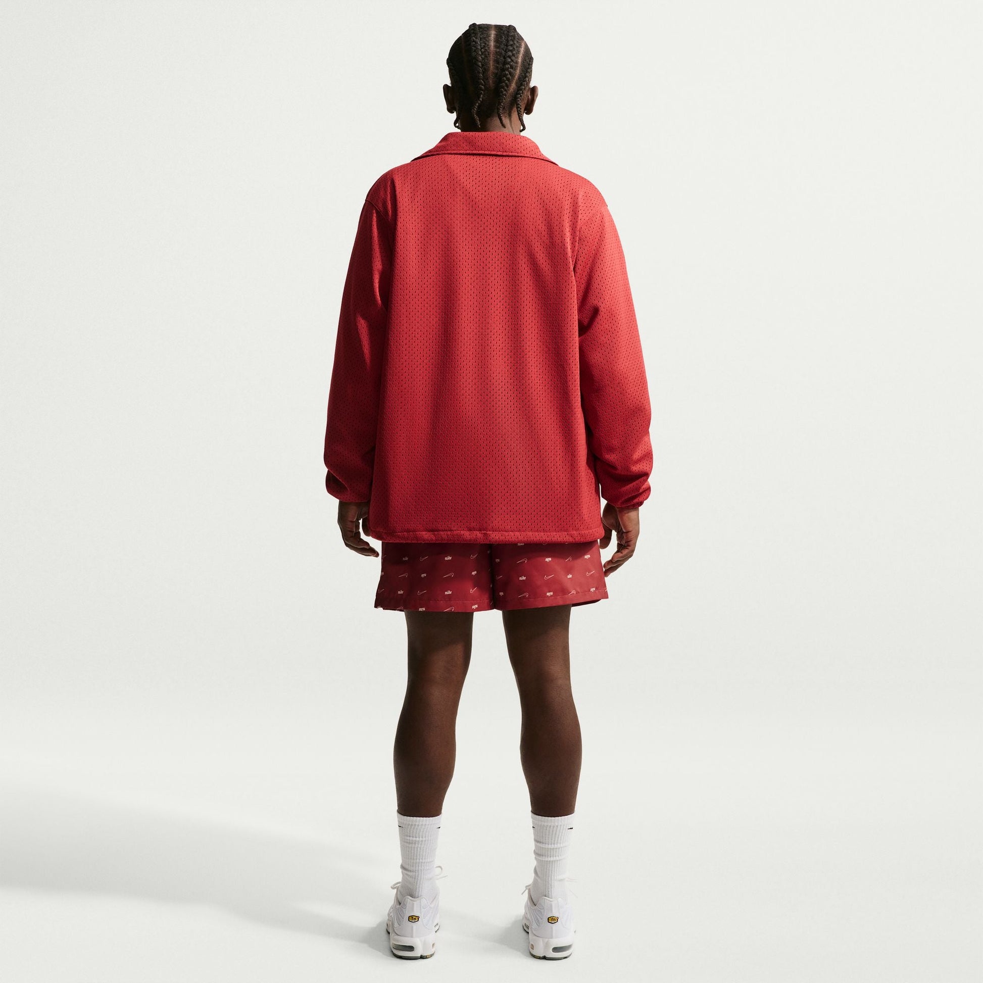 Nike Mens Sportswear Club Woven Flow Shorts - Team Crimson Denim Exchange