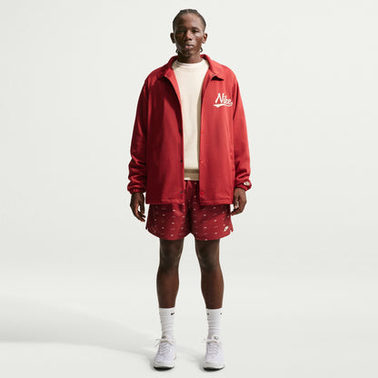 Nike Mens Sportswear Club Woven Flow Shorts - Team Crimson Denim Exchange