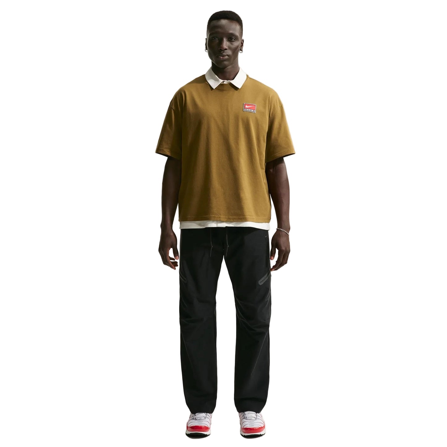 Nike Mens Life Tee - Olive Flak Denim Exchange