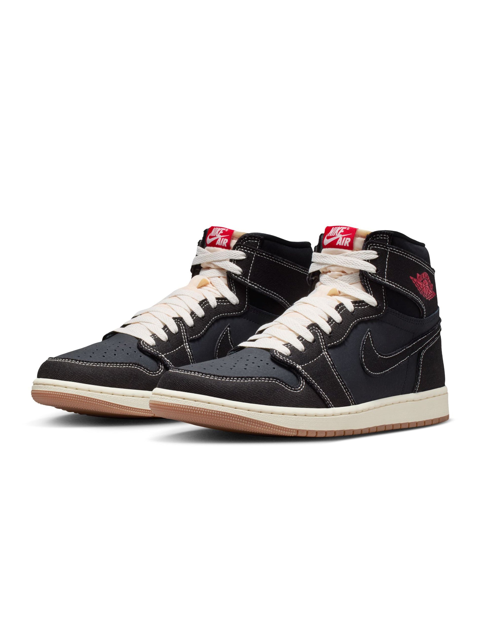Air Jordan Mens 1 Retro High OG Flight Club - Black Denim Exchange