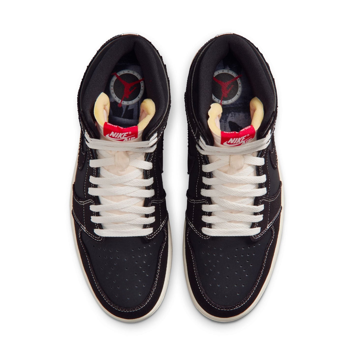 Air Jordan Mens 1 Retro High OG Flight Club - Black Denim Exchange
