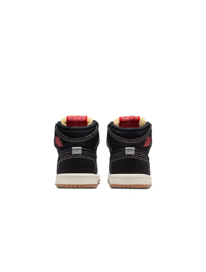 Air Jordan (TD) 1 Retro High OG Flight Club - Black Denim Exchange